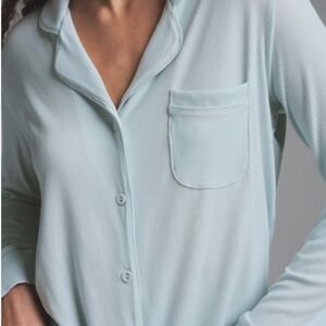 Skims Light Blue Pajama Top ONLY